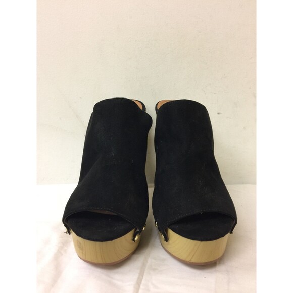 H&M women Platform slip on open toes  black Sandals~Size EUR 39 US 8 - Picture 3 of 12